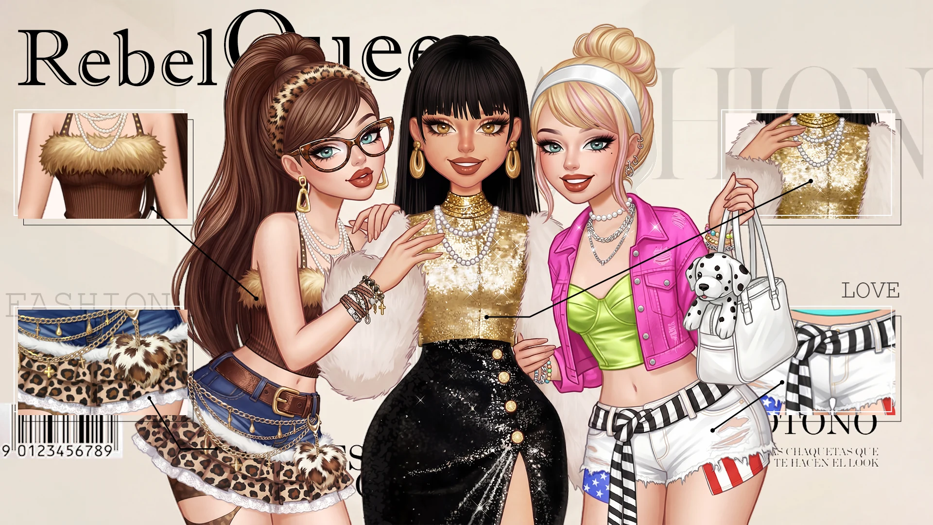 Rebel Glam: Dress Up Games screenshot